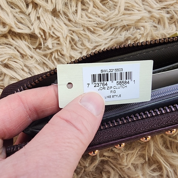 Fossil Jori Wallet Burgundy - Picture 4 of 4